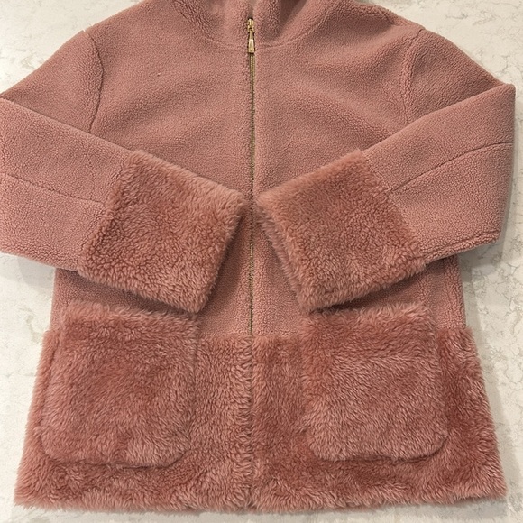 Koolaburra by UGG Women's Hooded Fuzzy Jacket Ice Rose Small - Picture 15 of 16